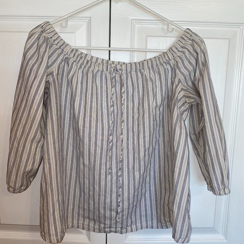 Madewell blouse Off shoulder S